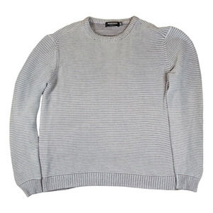 Rainforest Sweater Mens XXL Gray Knit Pullover Crewneck